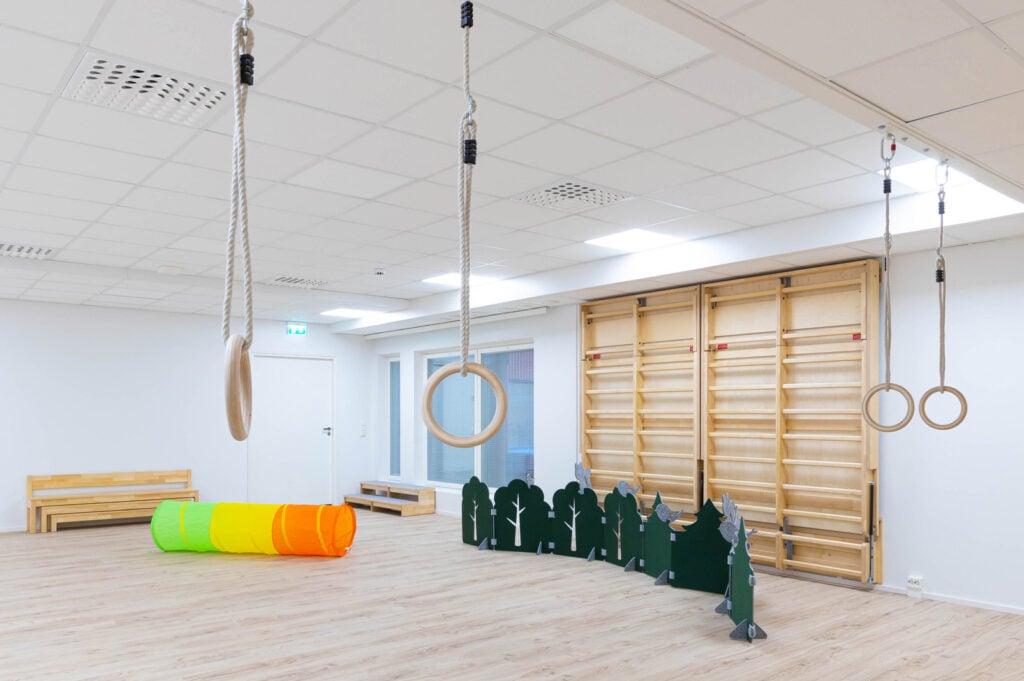 Ranta-Tampellan päiväkodin liikuntasali