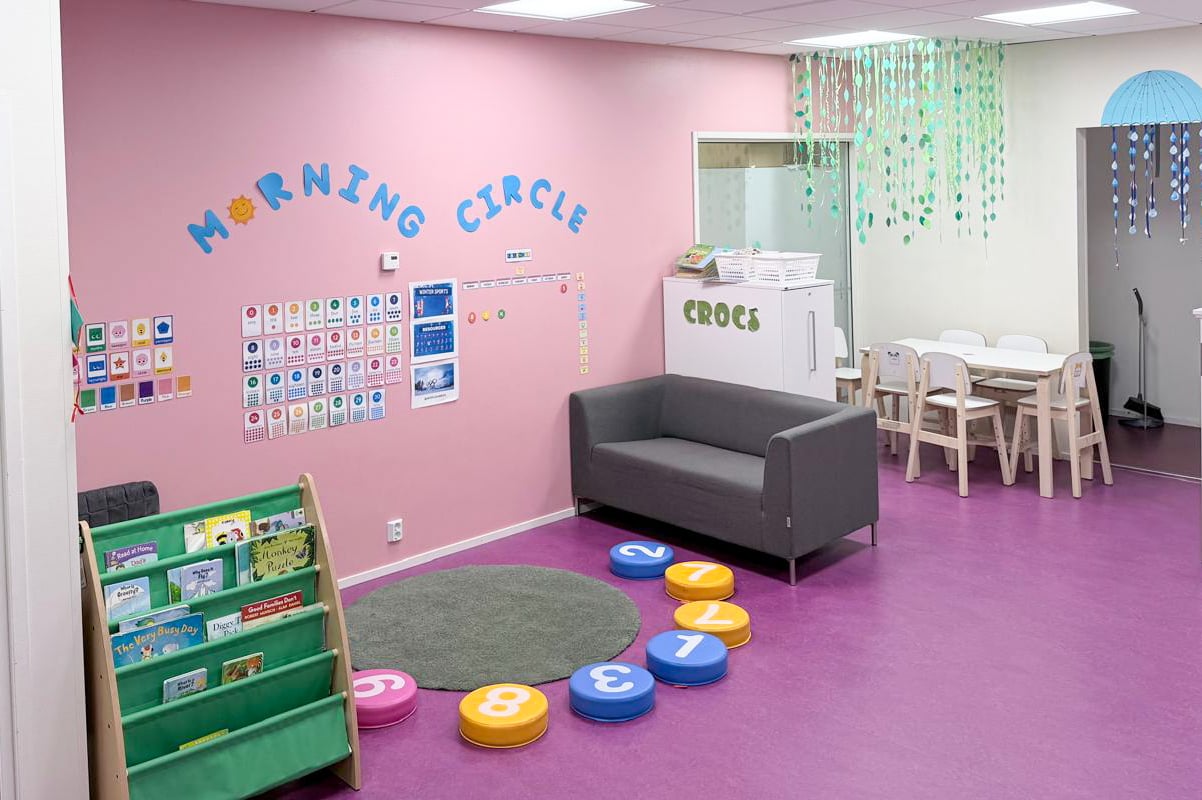Pink Room used for morning circle activities at Sunshine Seaside