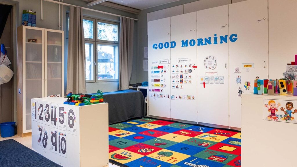 Sunshine Pyynikki Star päiväkodin aamupiirihuone